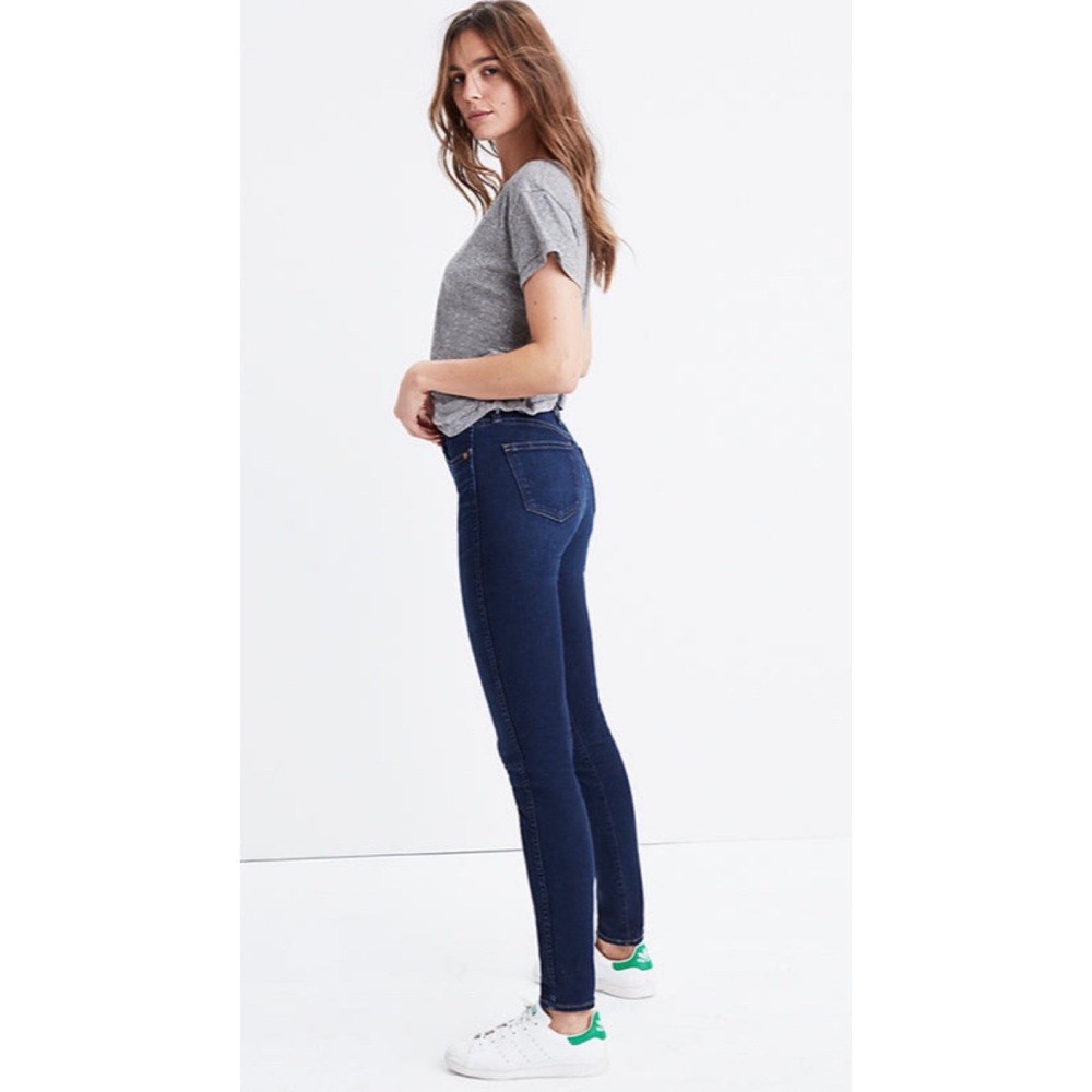 Madewell 10” High-Rise Skinny Jeans Hayes Wash